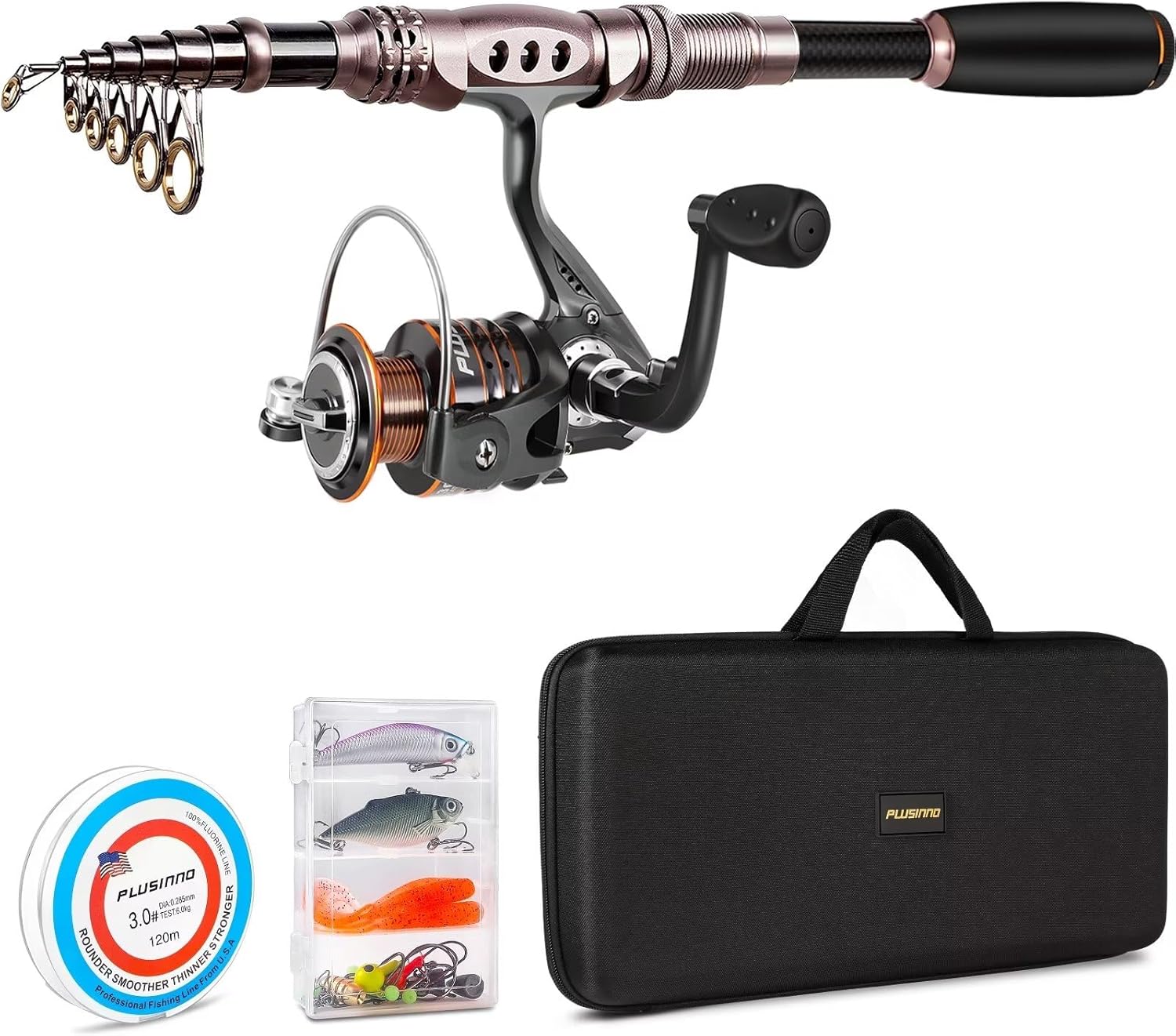 telescopic fishing reel